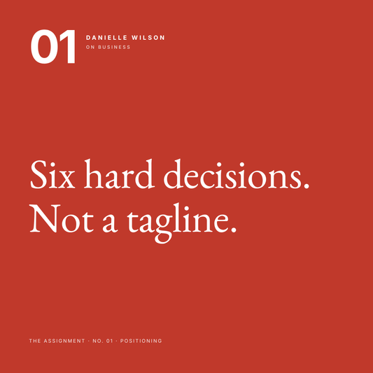 The Positioning Statement Template